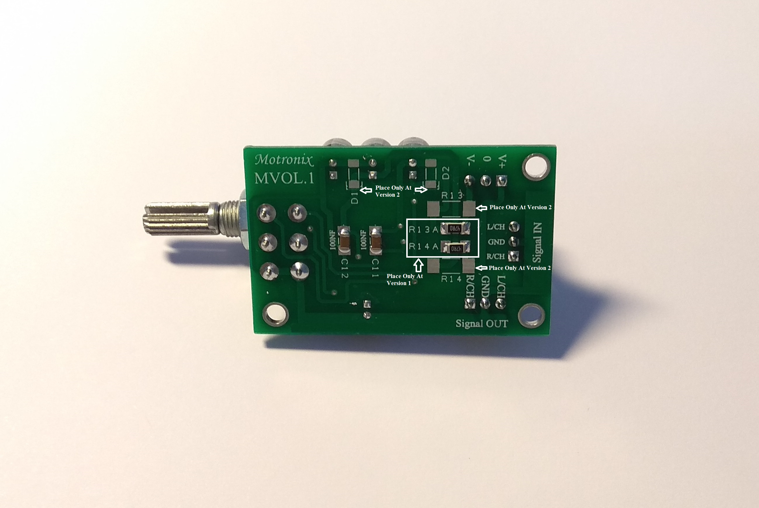 Stereo HIFI Pre Amplifier Volume Control For DIY Amplifiers Model MVOL-1 