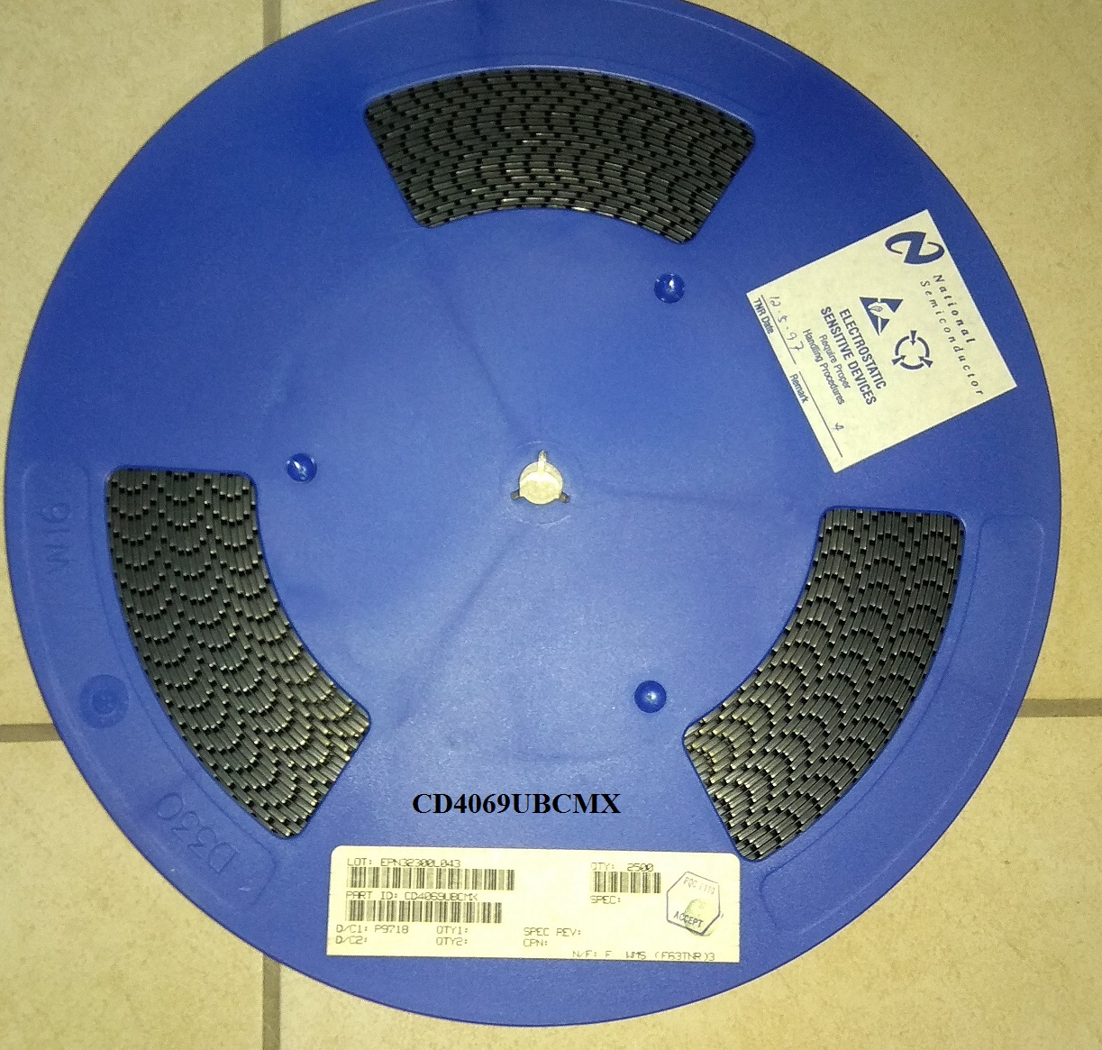 CD4069UBCMX Original Genuine National Semiconductor INVERTER 6CH - Motronix