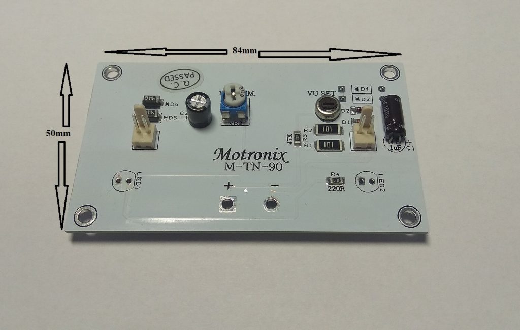 TN90 Analog VU Meter Driver With Light dimmer. Passive Read from